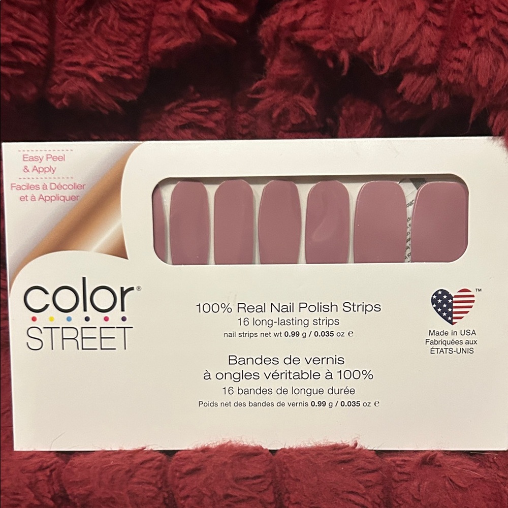 Color Street Nail Strips in Soft mauve “Manchester Mauve”